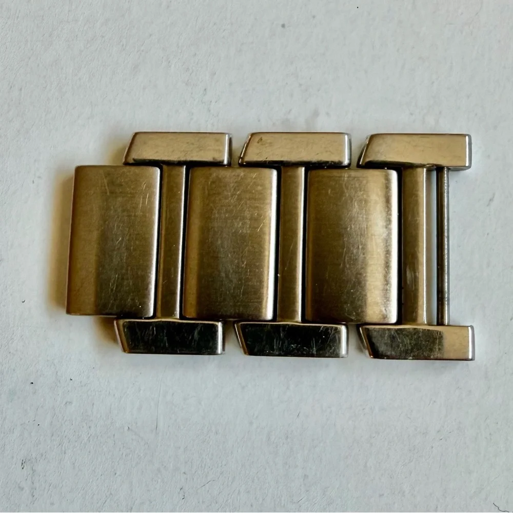 Cartier Silver Stainless Steel Bracelet Link
